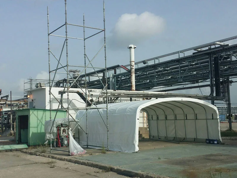 Oil Temporary Shelter Temporary Tent Buildings